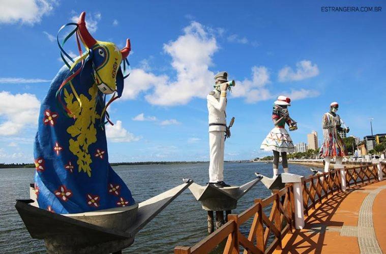 Вилла Oceano Azul Hospedagens A 50 M Da Orla-Passarela Do Caranguejo Аракажу Экстерьер фото